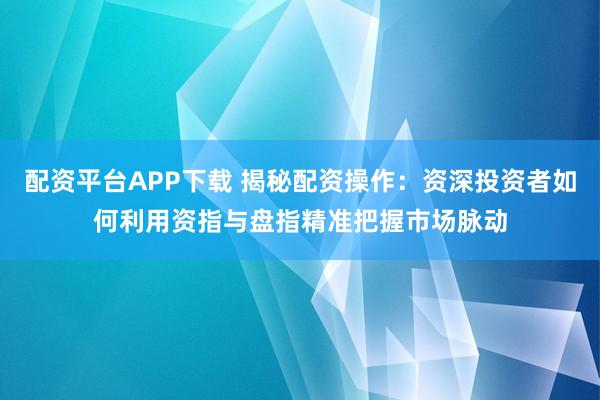 配资平台APP下载 揭秘配资操作：资深投资者如何利用资指与盘指精准把握市场脉动
